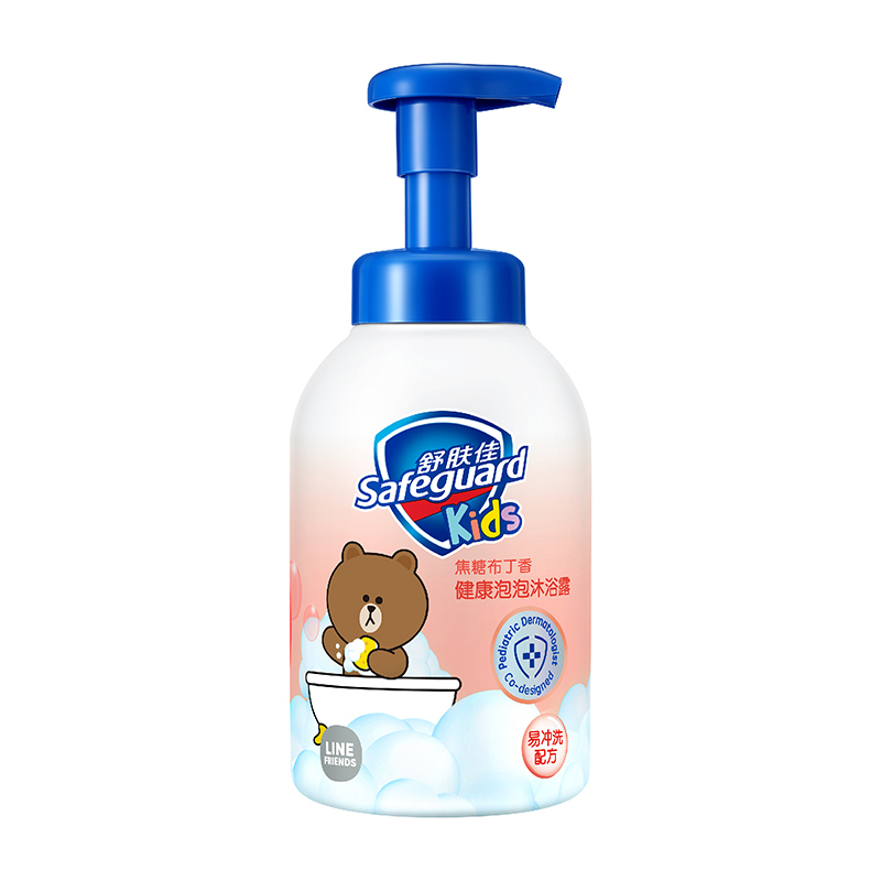 舒肤佳 Safeguard 沐浴露舒肤佳 Safeguard 儿童健康泡泡沐浴露line Friends系列布朗熊焦糖布丁香500ml 易冲洗温和不刺激 价格图片品牌报价 苏宁易购宝洁苏宁自营旗舰店
