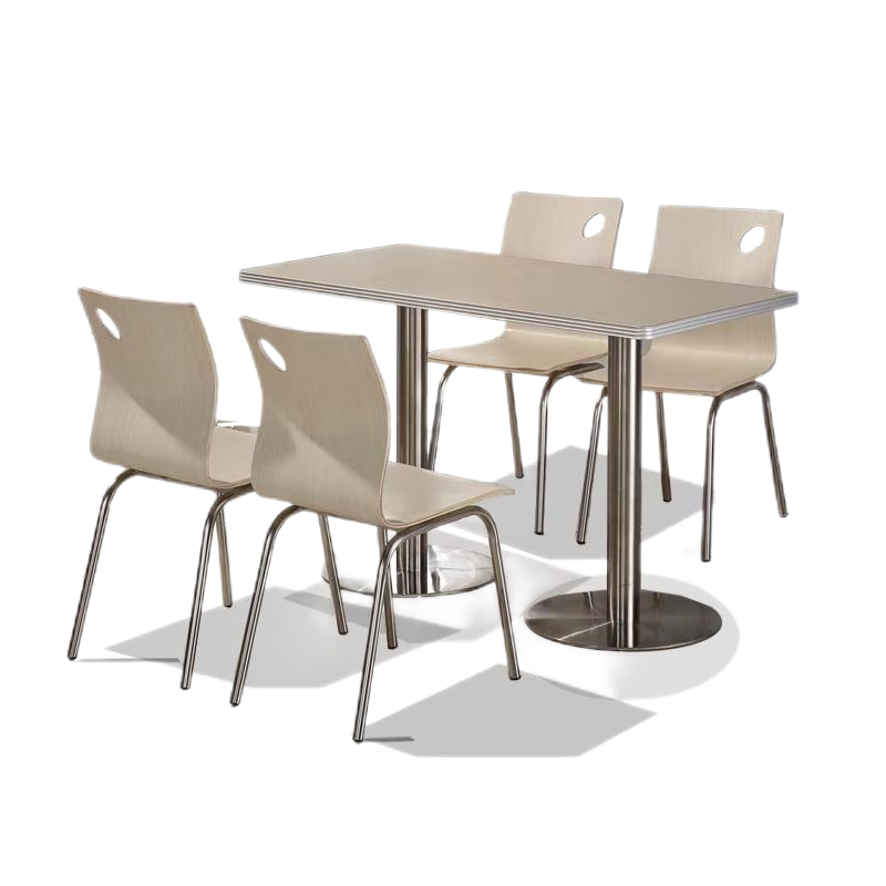 盛铁达 餐桌椅1200x600mm STD-JJ136 套高清大图