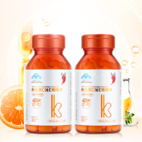 【红桃K】维生素C加E咀嚼片 60粒/瓶 2瓶装 含维生素C维生素E VCVE