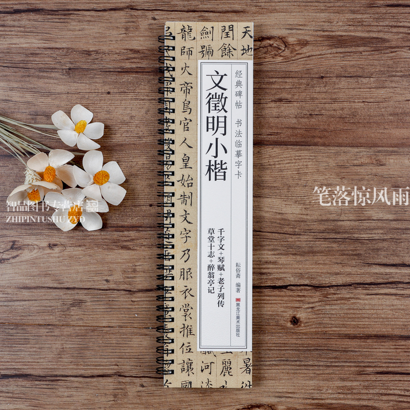 [正版]文徵明小楷千字文琴赋老子列传草堂十志醉翁亭记 经典碑帖书法临摹字卡 原大墨迹本楷书毛笔书法字帖附简繁对照释文