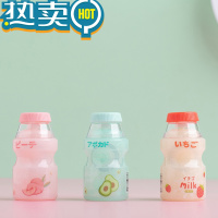 绿彩虹光可爱牛奶饮品修正带学生涂改带改正带卡通改错带便携迷你创意文具 [三个装]果物酱修正带