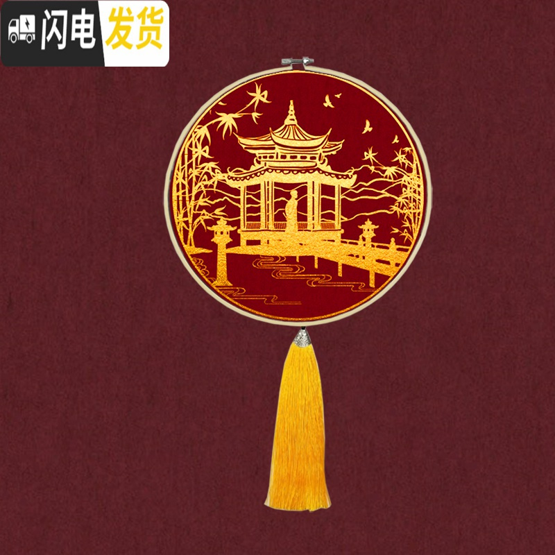 三维工匠张云雷十字绣毓贞小辫二爷张云雷刺绣DIY小件易绣免裱框挂画简单 30CM绷子绣送绷子高清大图