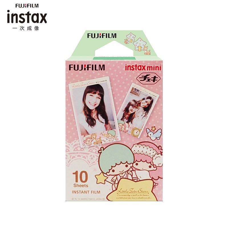 富士(FUJIFILM)INSTAX 拍立得相纸 mini可爱双子星相纸 mini系列相机通用快显胶片(10张)