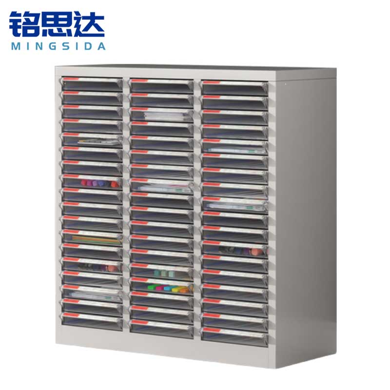 铭思达档案柜54抽台高清大图