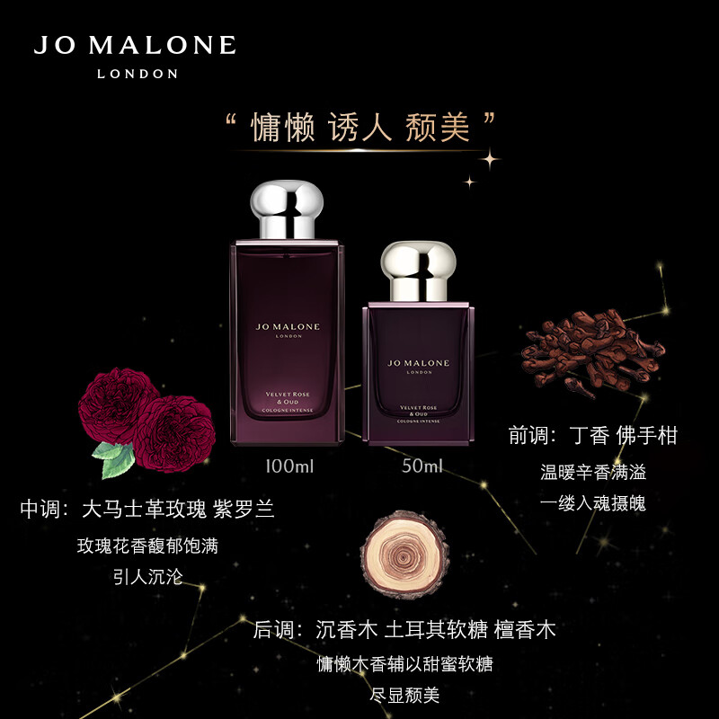 祖玛珑(JO MALONG) 馥郁系列(丝绒玫瑰与乌木香型)100ml高清大图