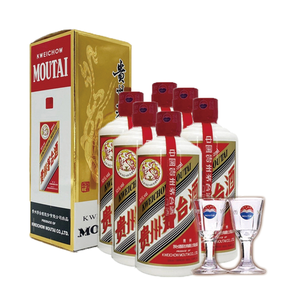 茅台贵州茅台酒飞天53度500ml*6 整箱六瓶装2016年产老年份酒参数