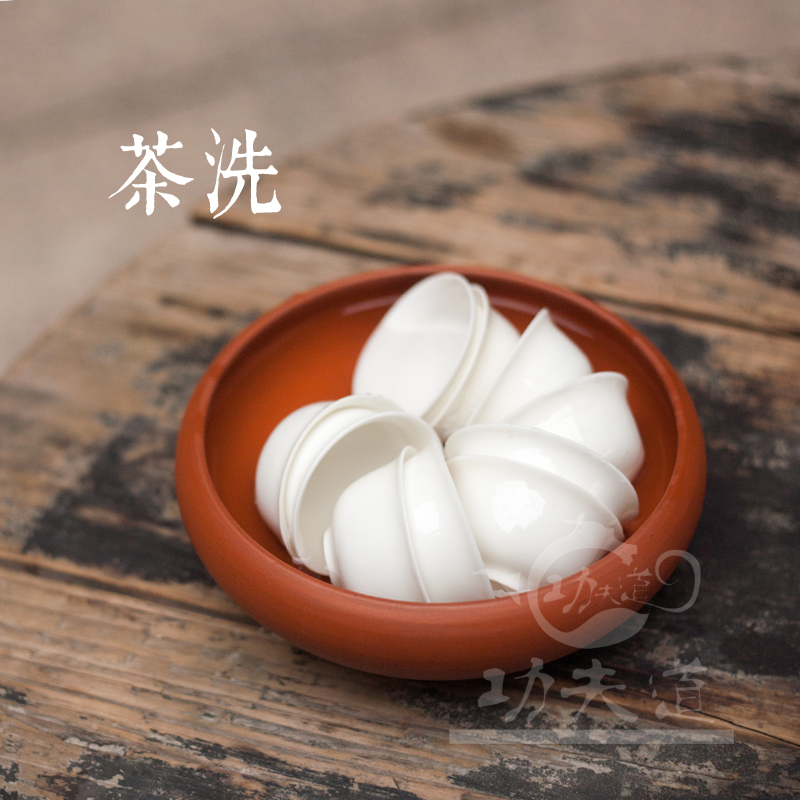 美帮汇潮汕干泡四件套茶洗茶渣盆功夫茶具朱泥手拉壶壶承茶盘茶船高清大图