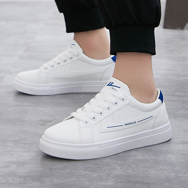 回力男鞋春透气白色男士休闲鞋运动鞋小白鞋子百搭板鞋潮wxyl107n