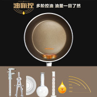 爱仕达(ASD)锅具套装 金刚旋风不粘少油烟油你控电磁炉明火通用三件套装锅具 新不粘内胆 4L电饭煲炒锅汤锅煎锅套装
