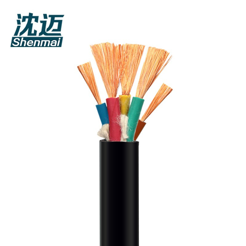 沈迈 橡套软电缆 YC-450/750V-3*4+2*2.5mm²/米高清大图