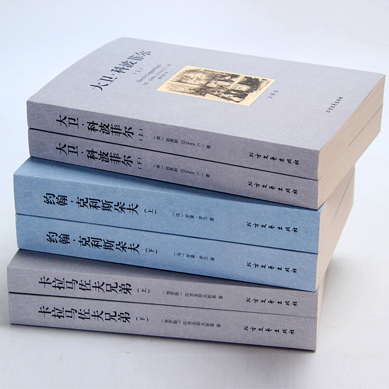 世界经典名著全套6册 [正版]全套6册 大卫科波菲尔 约翰·克利斯朵夫 卡拉马佐夫兄弟外国文学小说名著套装书籍名原著中文