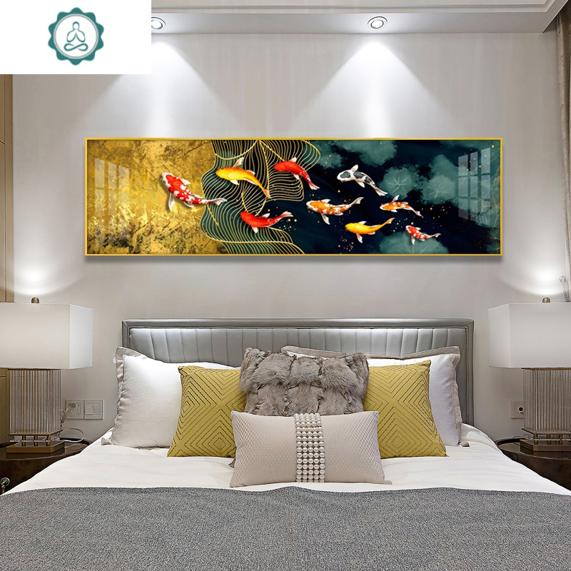 九鱼图十字绣2019新款绣自己绣手工客厅简约十字绣