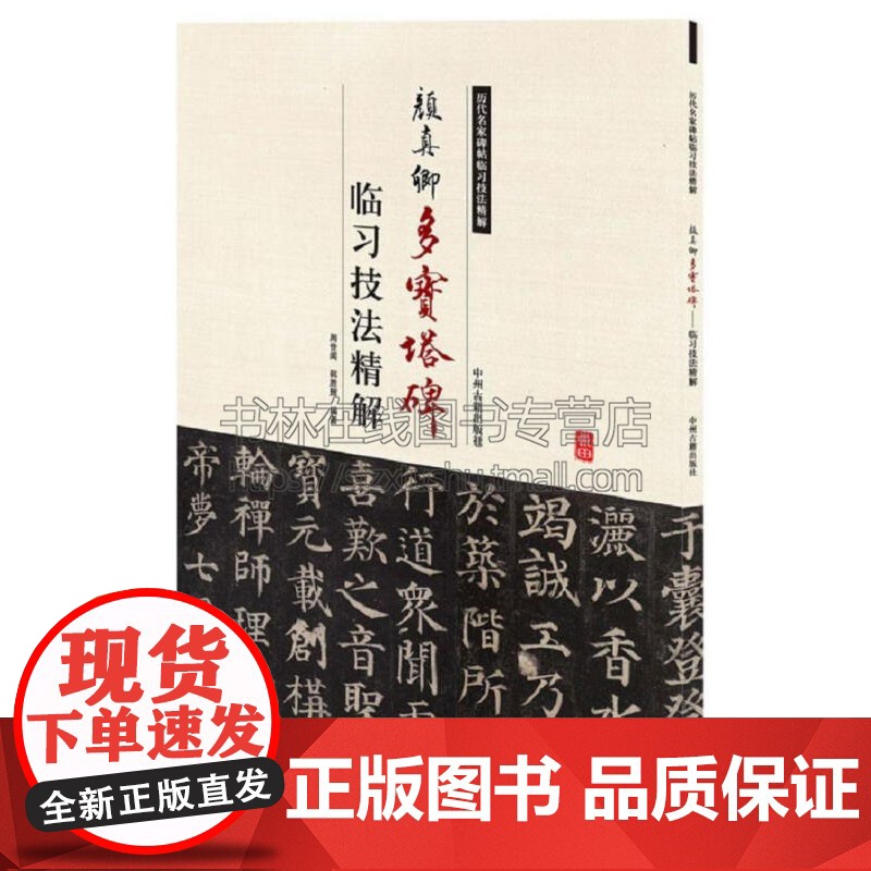 颜真卿多宝塔碑 临习技法精解 中国艺术书法技法碑帖爱好者临摹范本赏析 初学者入门零基础教程 周世闻 韩胜辉 著 中州古高清大图
