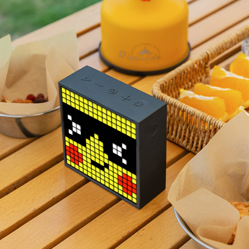 点音(DIVOOM)EVO像素电脑音响蓝牙音箱迷你户外无线便捷式车载闹钟悬浮歌词电竞游戏笔记本家用低音炮高清大图