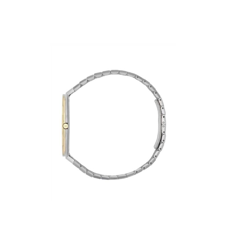 代购古驰Gucci腕表YA163403女子新款专柜正品金色手表高清大图