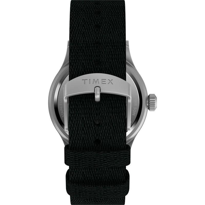 Timex/天美时瑞士石英腕表仿军用商务防水防震硅胶表带黑绿拼色