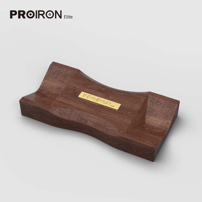 PROIRON普力艾 科檀木铜钢哑铃可订制家用办公室商务健身创意礼物摆件 铜木底座(6/8/10kg适用)