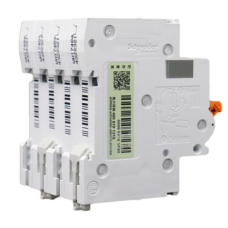 施耐德电气 微型断路器 空气开关 三相四线总闸开关 EA9系列 4P C25A EA9AN4C25图片