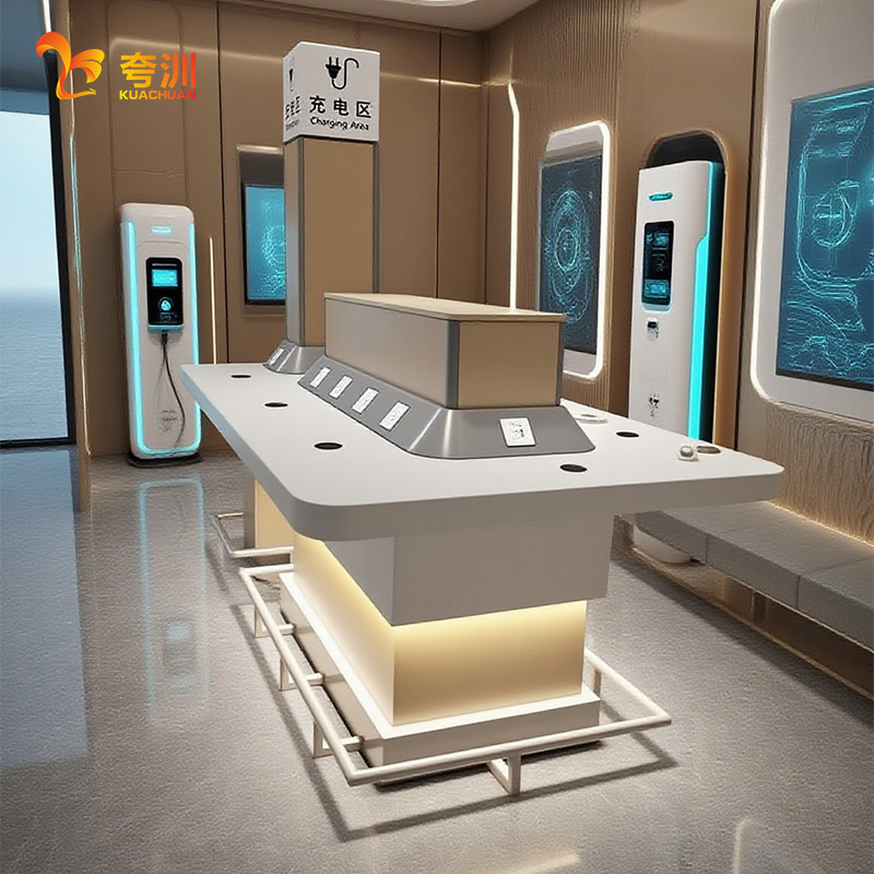 夸汌 手机充电桌办公桌 KC139 台高清大图