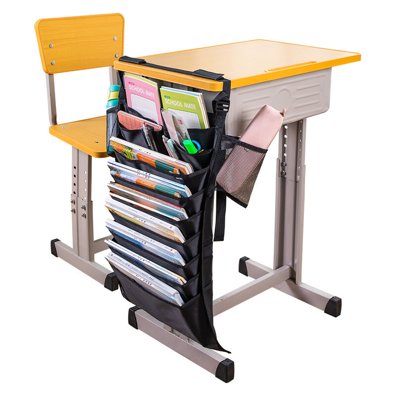 得力72364挂书袋课桌书挂袋混只