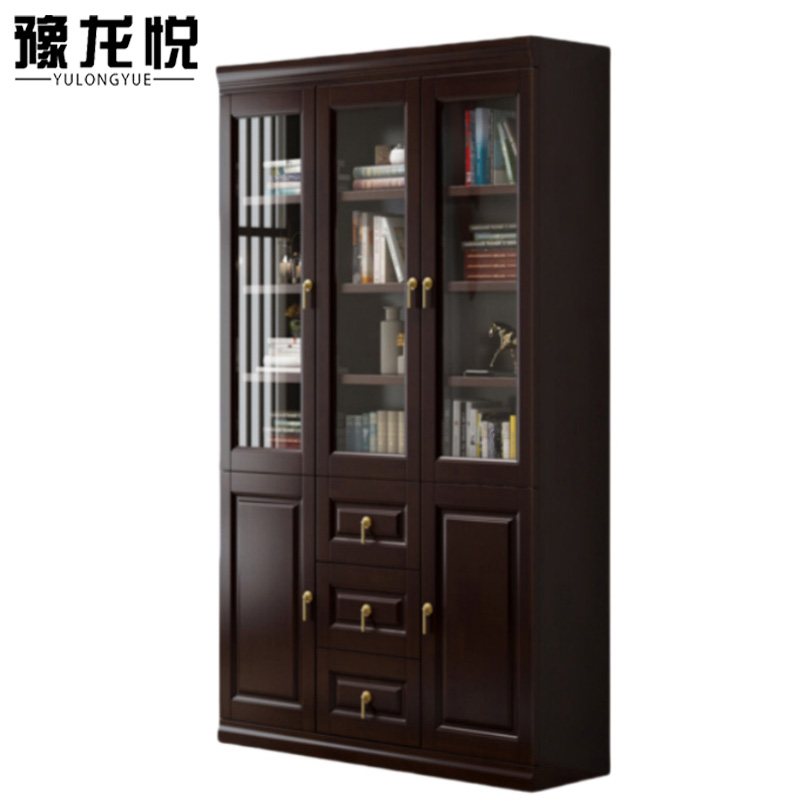 豫龙悦书柜收纳柜高清大图
