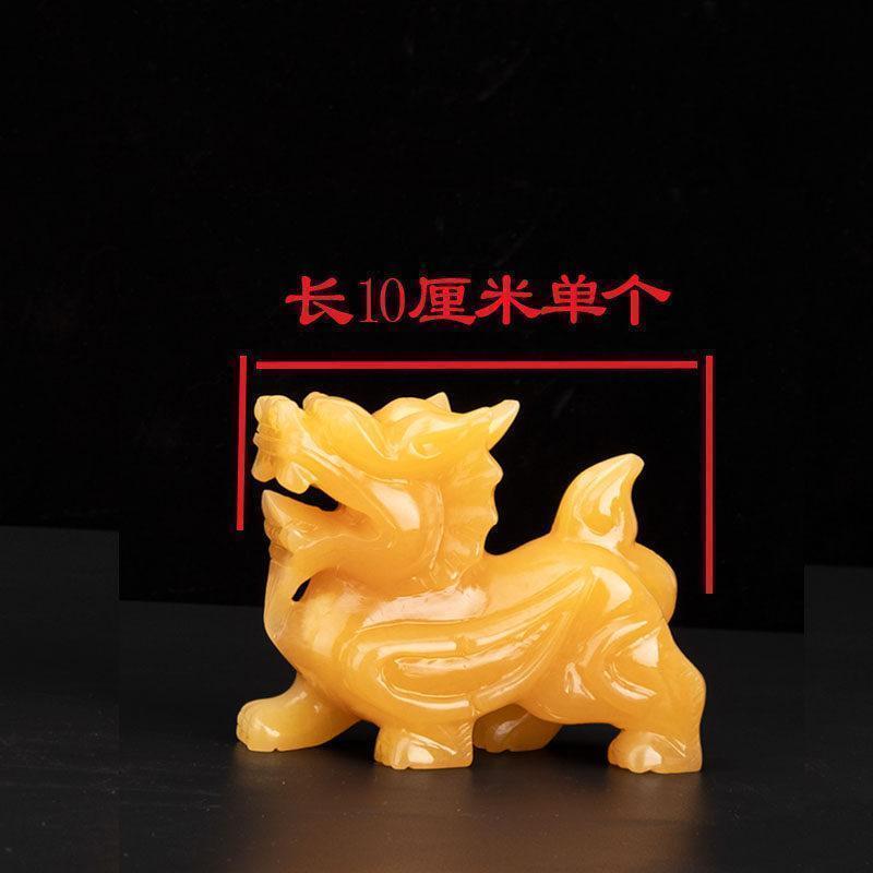 家柏饰(CORATED)貔貅摆件一对客厅玉石皮丘店铺开业礼品高清大图