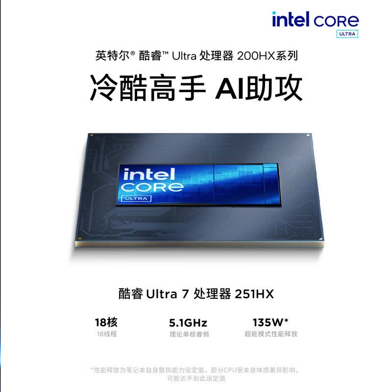 联想(Lenovo)拯救者Y7000P 16英寸游戏笔记本电脑(Ultra7 251HX 16G 1T RTX5060 8G独显 2.5K 240Hz 高刷)高清大图