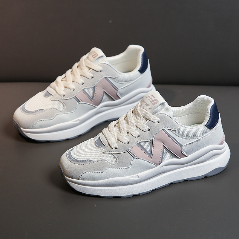 stratuxx kaze sk0038老爹鞋女新款春季女鞋低帮鞋女透气厚底休闲鞋