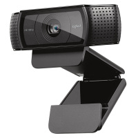 罗技(Logitech)Pro C920 主播推荐摄像头 高颜值 吃鸡斗鱼直播摄像头