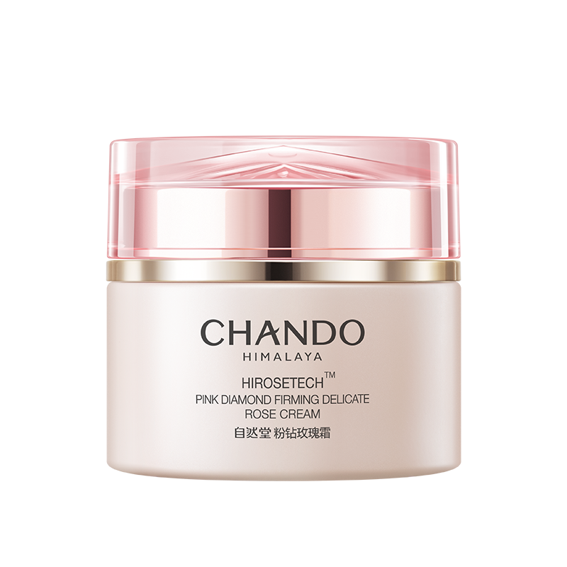 自然堂(CHANDO)粉钻紧致细嫩玫瑰霜 55g