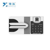 臻远ZY5020615G 灰白套色双节带斗指纹锁保密柜 台 1mm