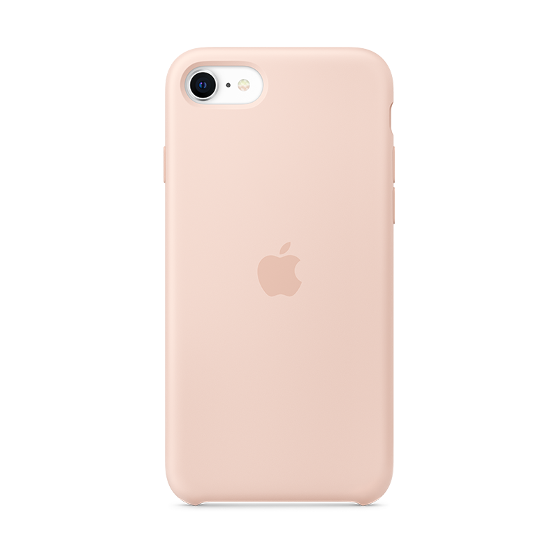 iPhone SE 硅胶保护壳/手机壳-粉砂色