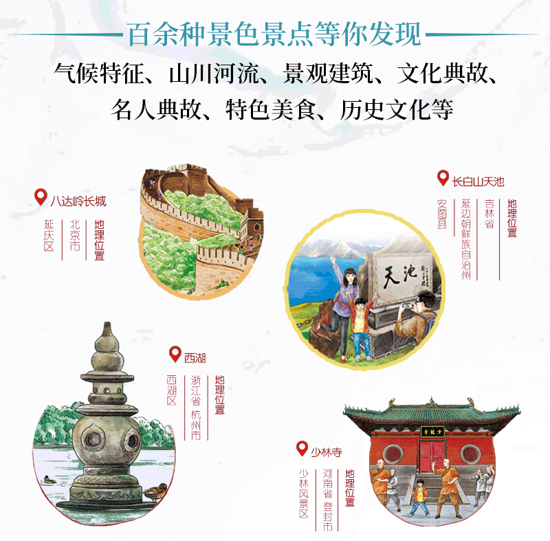 [全套13册]游中国+儿童科学启蒙 [正版]带着孩子游中国全套8册小学生课外读物科普类启蒙书老师三四五六年级儿童趣味地理高清大图