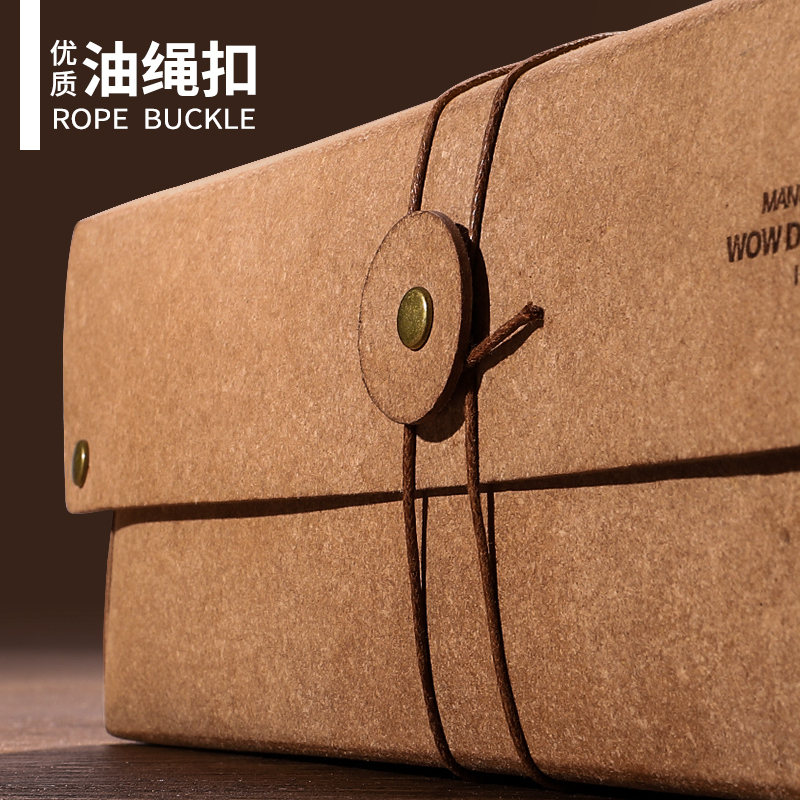 三木(SUNWOOD)牛皮纸文具盒复古风文艺铅笔盒简约笔袋大容量大学初中高中生男女ins潮创意个性极简日系收纳纸盒眼镜盒