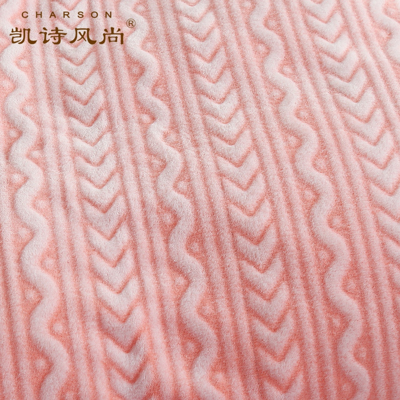凯诗风尚(CHARSON)毛毯 苏宁自营 冬季3D雪花绒毯子秋冬加厚保暖办公室空调午睡毯子盖毯