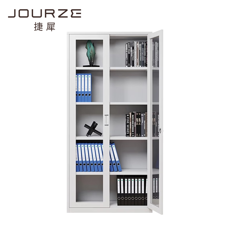 捷犀 文件柜 加厚通玻柜/张高清大图