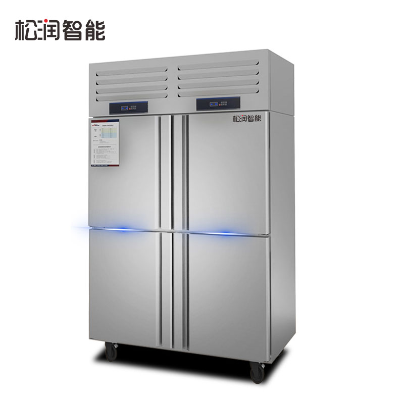 松润智能 商用冰箱 酒店大型餐饮店冷藏冷冻冰箱SOR-D208 立式四门全冷藏冰箱高清大图