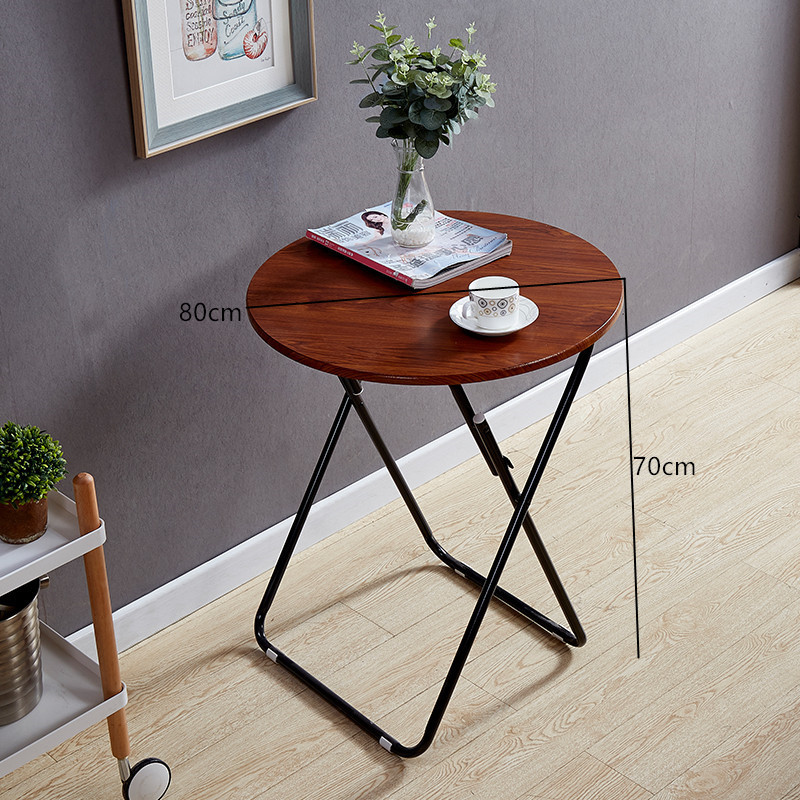 寻木匠折叠小圆桌阳台桌子简约经济型小户型伸缩折叠桌餐桌家用2人4