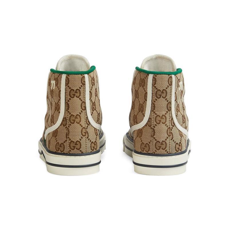 gucci古驰奢侈品女鞋休闲鞋tennis1977系列撞色双g经典高帮运动鞋板鞋