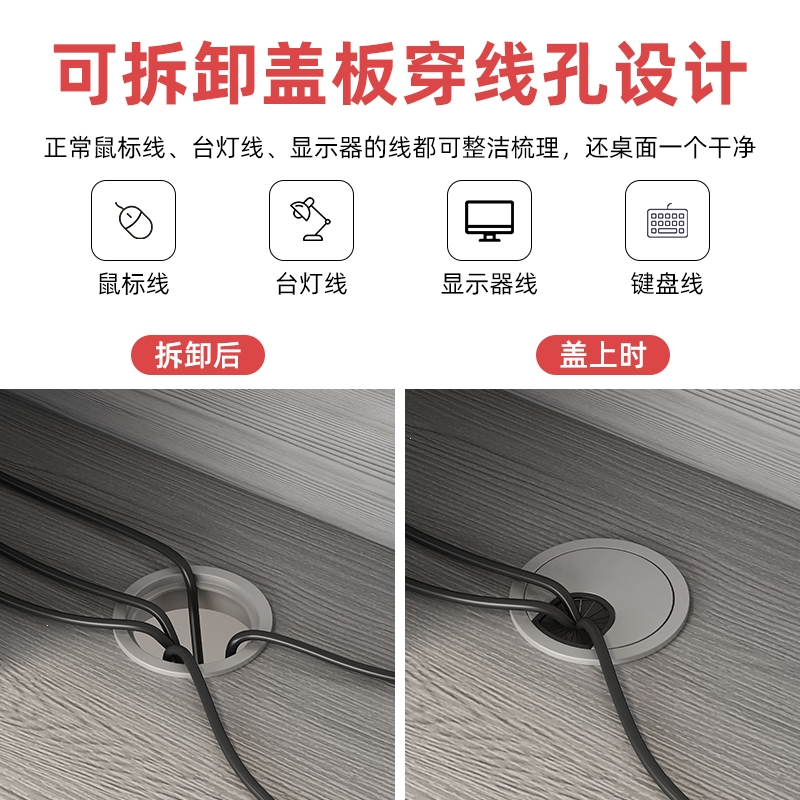 藤印象书桌书架一体学生家用学习桌书柜组合卧室台式电脑桌子轻奢写字桌