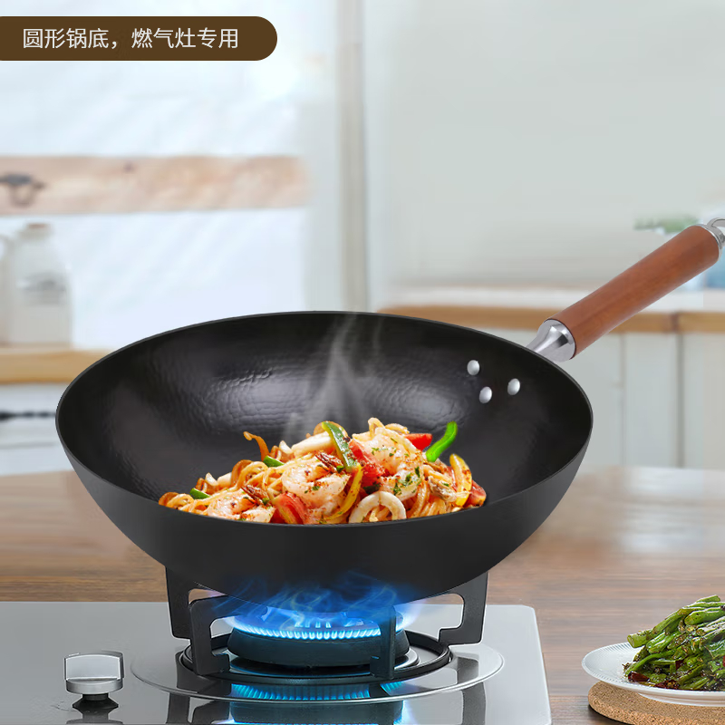 炊大皇(COOKER KING)B49698 纯手工铁打锅手工铁锅 32cm(单位:个)高清大图