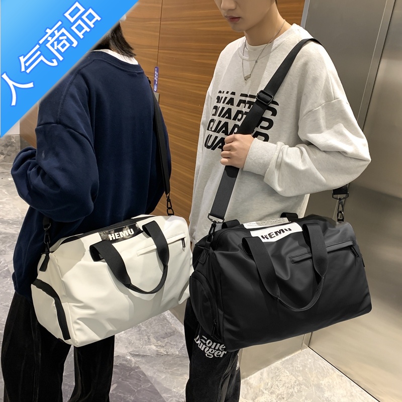 封后运动包学生轻便手提行李袋短途旅行包女瑜伽健身包干湿分离游泳包高清大图