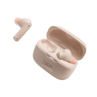 JBL T230NC TWS 真无线蓝牙耳机 入耳式自适主动降噪音乐耳机防水防汗苹果安卓通用 手机带麦游戏耳机 沙漠玫瑰