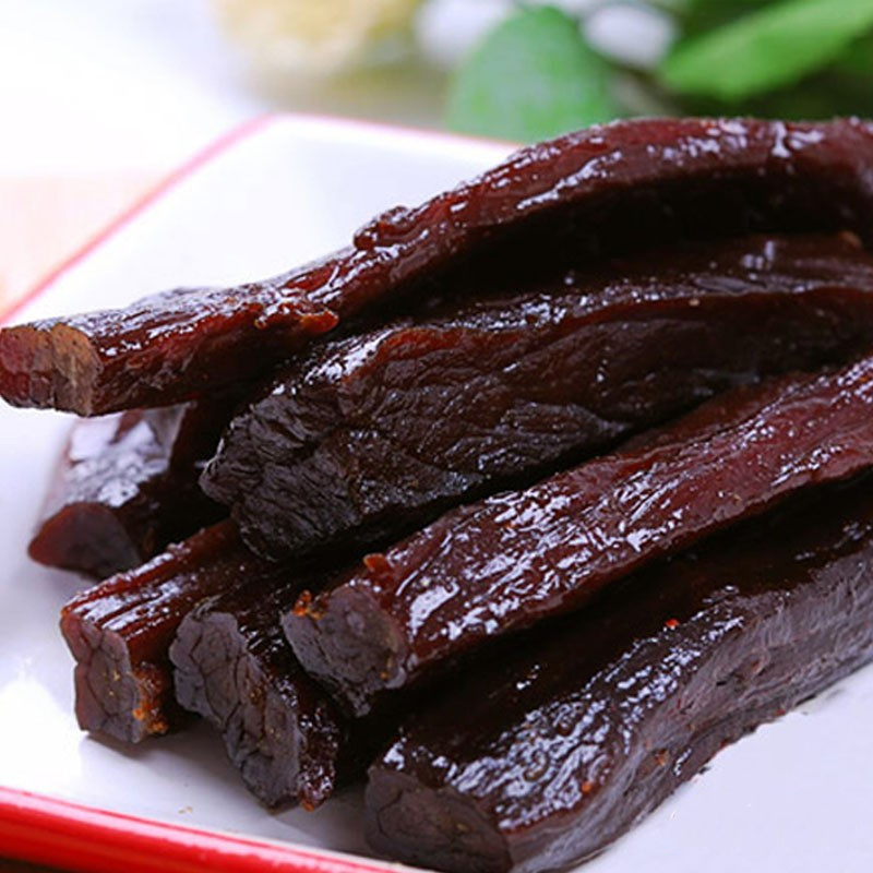 保证纯牛肉 不添加任何防腐剂 内蒙古手撕风干牛肉干牛特产小吃原味400克每条小包装