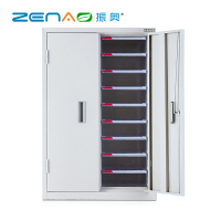 振奥 A4文件柜资料办公柜票据柜整理柜资料柜铁皮柜效率柜带锁 18抽带门