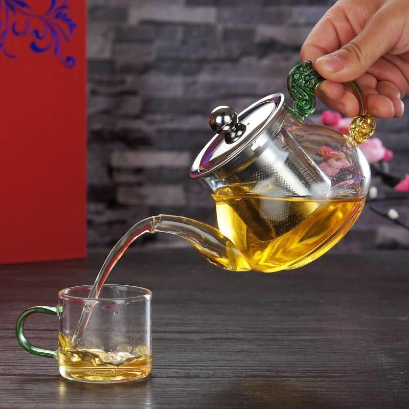 加厚耐热耐高温明火玻璃茶壶电陶炉不锈钢煮茶壶花茶壶