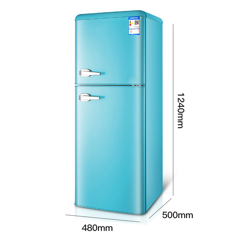 志高 156升 冷藏冷冻 双门冰箱
