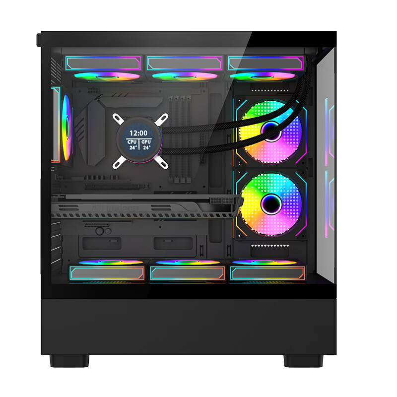 i9 14900KF/RTX5070 12G独显32G高频内存DIY电脑主机台式电脑组装兼容机电竞游戏 直播 设计办公视屏编辑高配主机5070主机高清大图