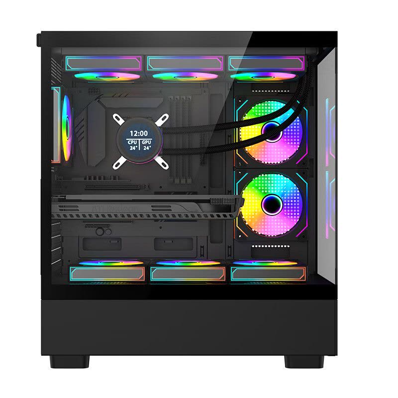 i9 14900KF/RTX5070 12G独显32G高频内存DIY电脑主机台式电脑组装兼容机电竞游戏 直播 设计办公视屏编辑高配主机5070主机图片