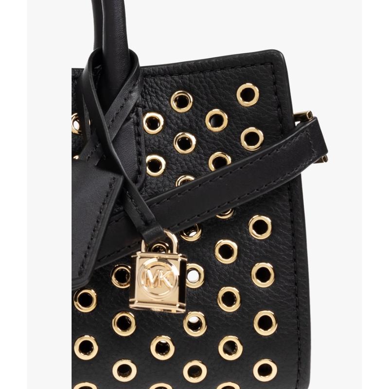 迈克·科尔斯(MICHAEL KORS)女士单肩包皮质坠饰点缀穿孔设计可拆